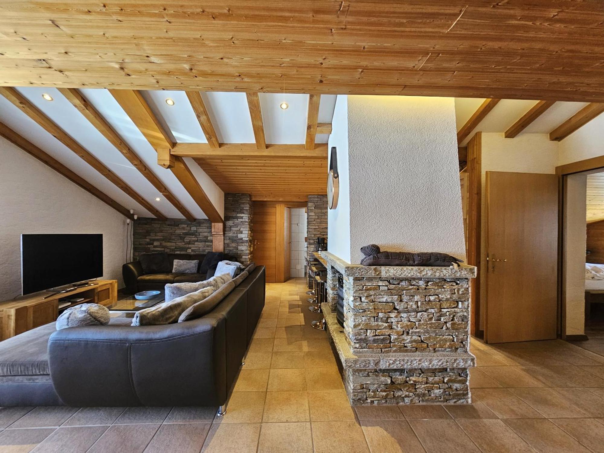 Sonnhuesli Dachwohnung Зас-Фе Экстерьер фото